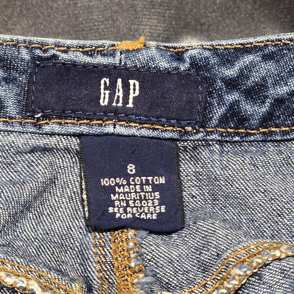 Gap Skirt Women, Sz 8,Blue Denim Snap Front Maxi Cotton 90s Preppy Casual VTG - Picture 4 of 7